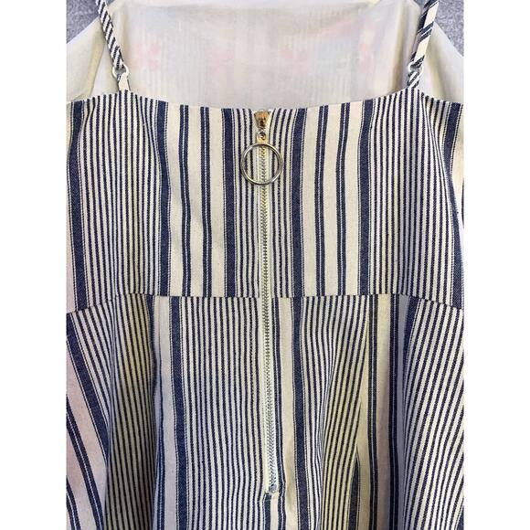 Altar'd State Floral & Stripes Embroidered Boho Summer Dress Women's Size Small - Picture 4 of 9